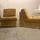 Paire de chauffeuses par Pierre Folie, éditions Jacques Charpentier 70's