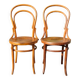 Pair of bistro chairs n°14 by Fischel austria bers 1915