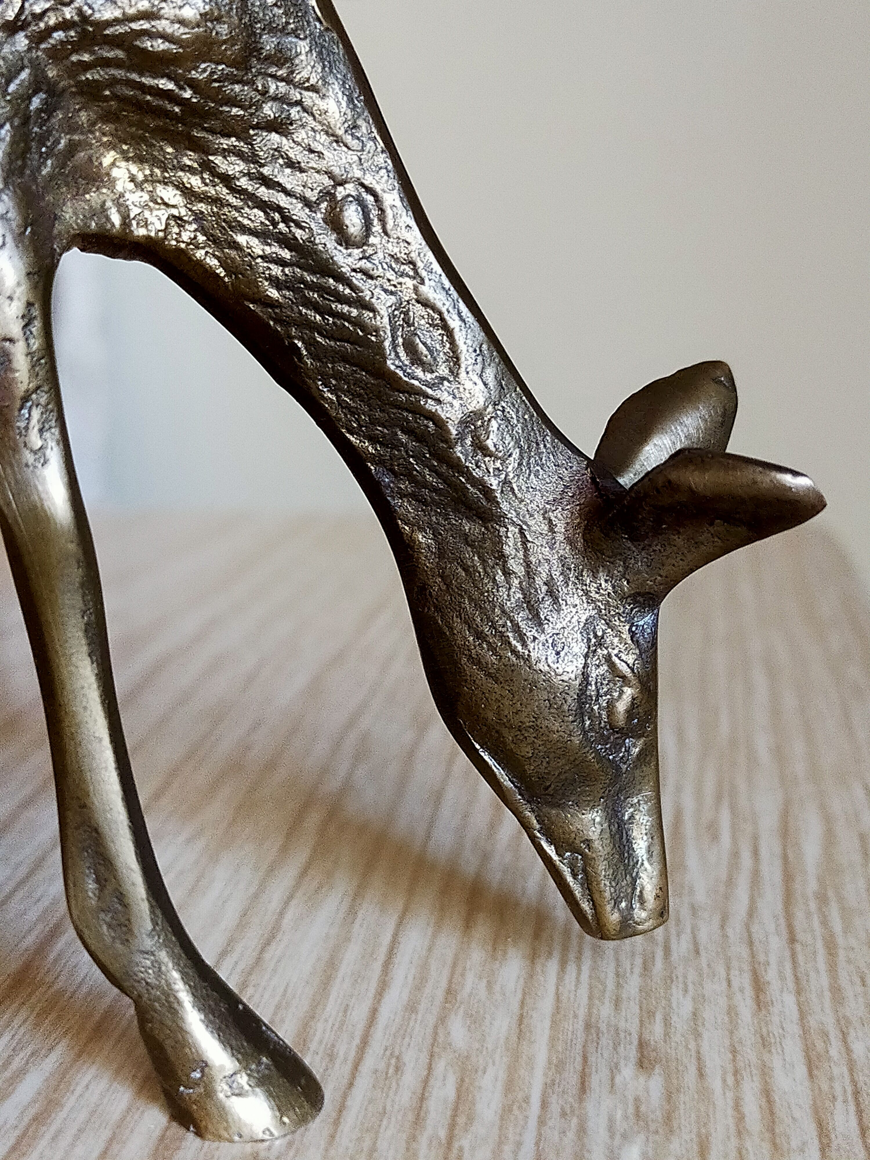 Solid brass doe
