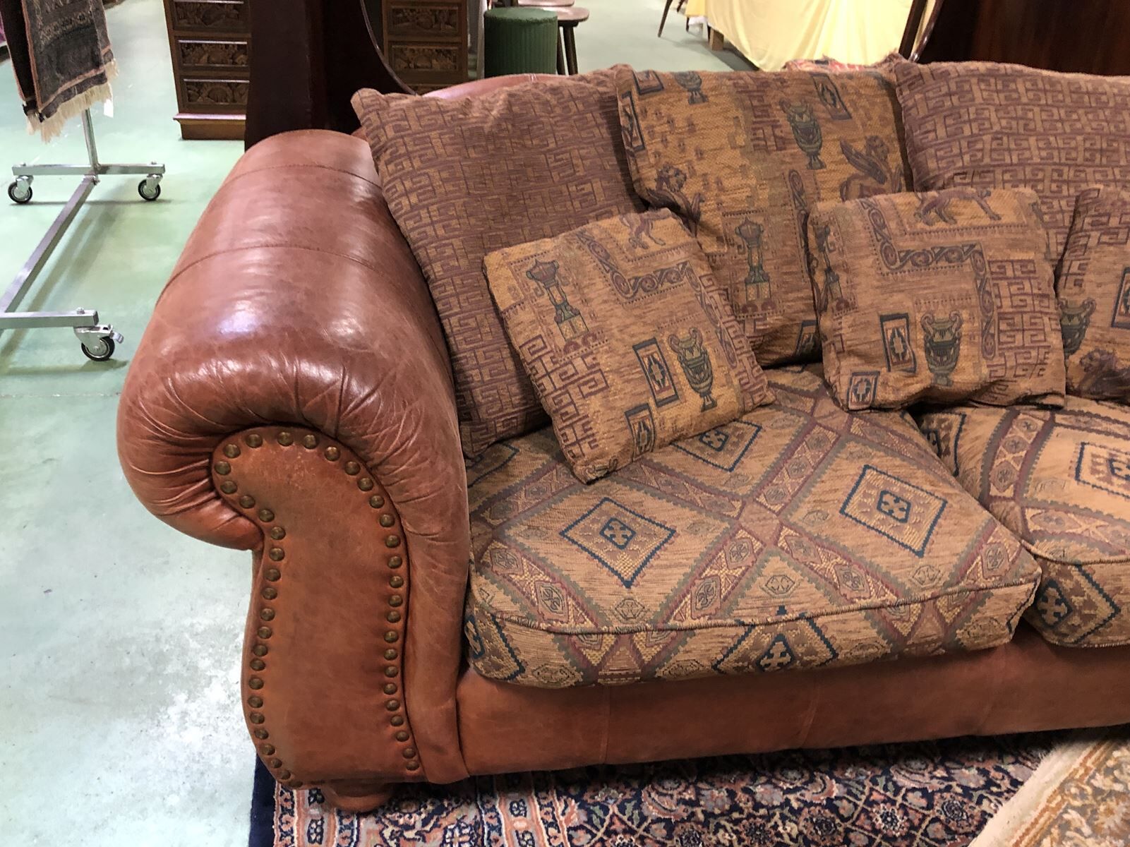 Sofa Thomas Lloyd of 1970s leather