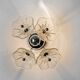 Wall lamp sputnik flowers, murano glass, italy, 1970