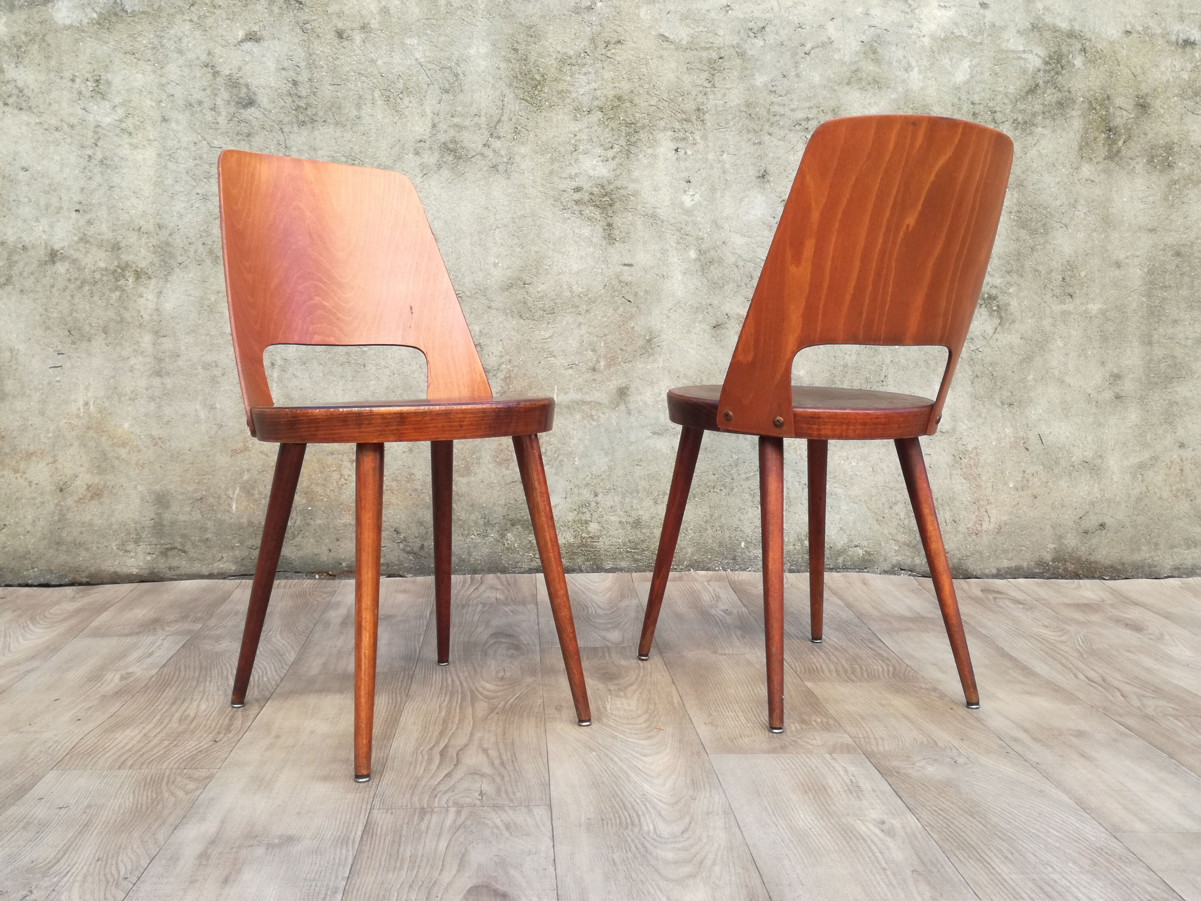 Pair of Baumann Mondor bistro chairs
