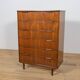 Commode en teck du milieu du siècle, Danemark, années 1960