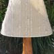 Vintage wood brutalist lamp 50s