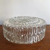 Molded glass ceiling lamp