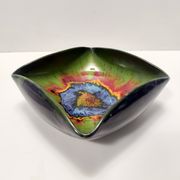 Vintage Handmade Ceramic Vide Poche by Giovanni Poggi for San Giorgio, Italy