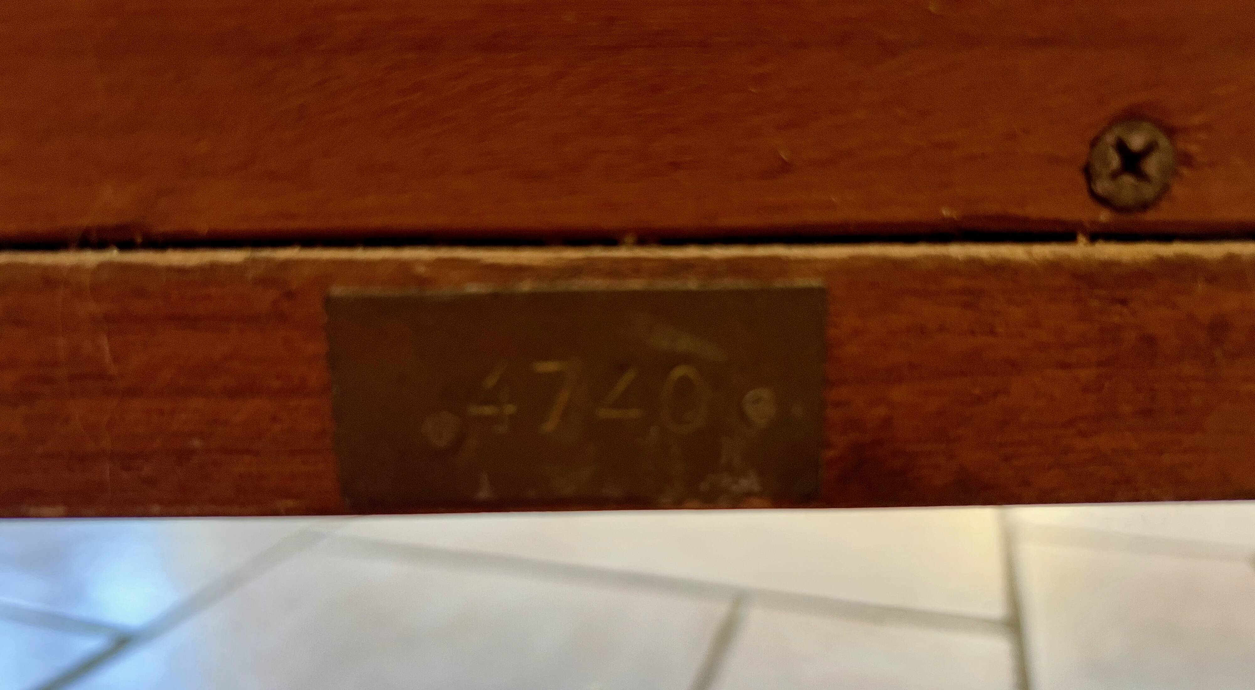 Teak buffet Gaston fish 1960s