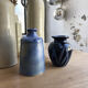 Artisan vase with floral motifs