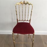 Chaise Chiavari en laiton