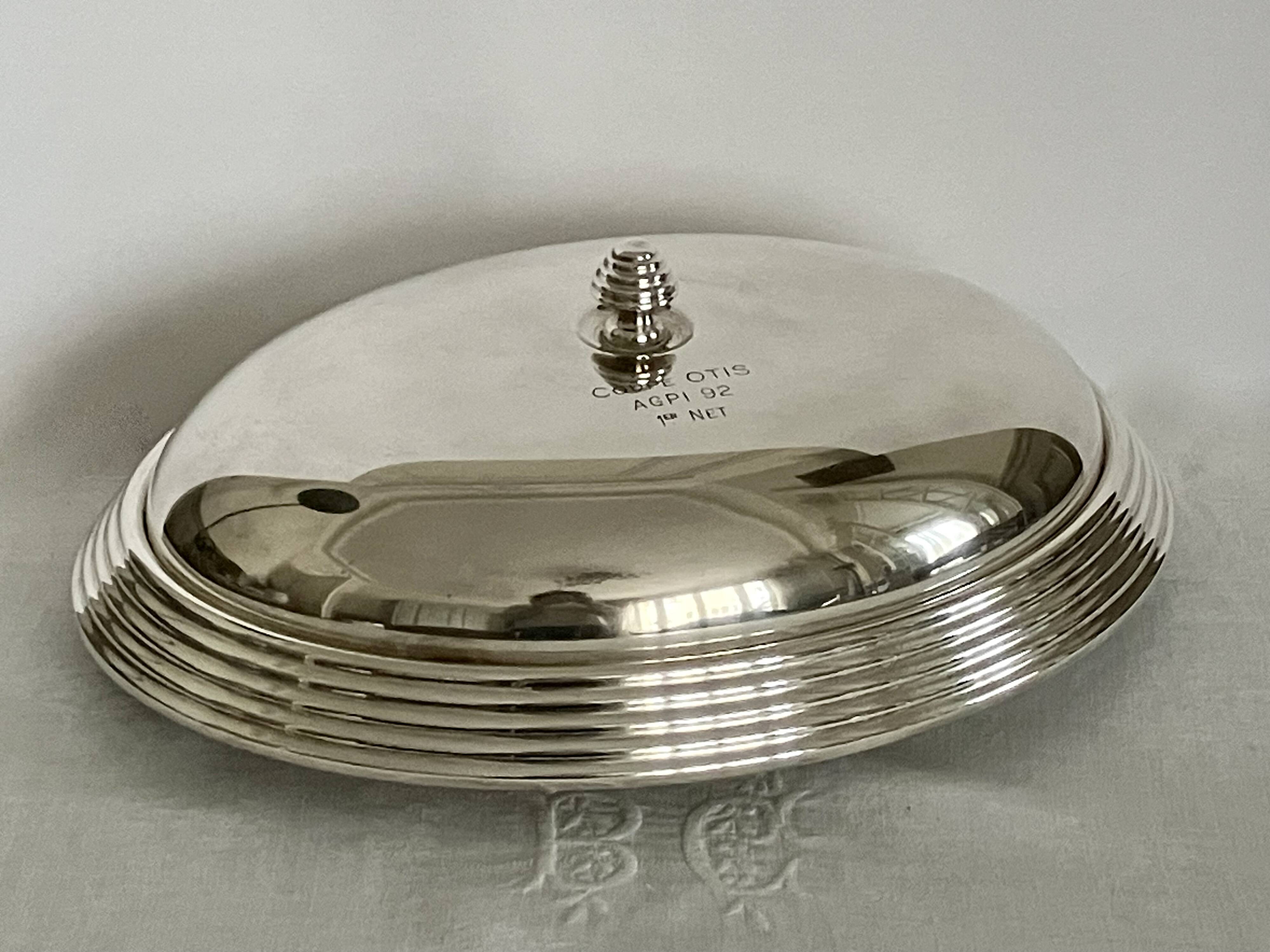 Service bell, silver metal