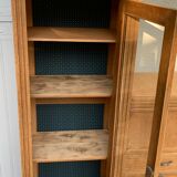 Art Deco asymmetrical glass Parisian wardrobe 1930