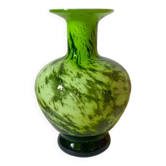 Rare! vintage 1970s opaline florence pop art large vase