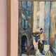 Original Swedish Oil on Panel – “Gamla Stan” (Old Town) by Emil Hellbom