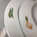 Hunter plates in fine German porcelain GIESCHE