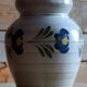 Vintage earthenware jug "Prisca" – Sainte-Radegonde, hand-painted