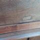 American oak desk