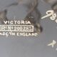 Victoria numbered enamelled earthenware teapot