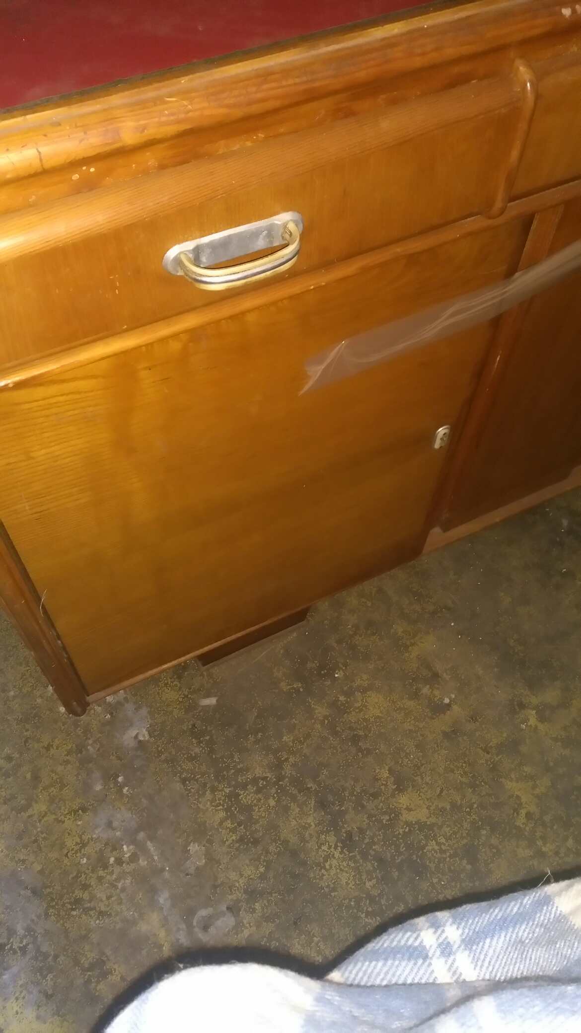 The 1950s wooden buffet