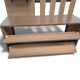 Vintage freestanding coat rack with mirror