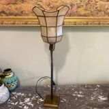 Mother-of-pearl tulip lamp