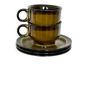 Set of 2 vintage 1970 mugs made in Poland