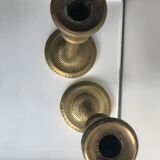 Set of 2 brass candlesticks