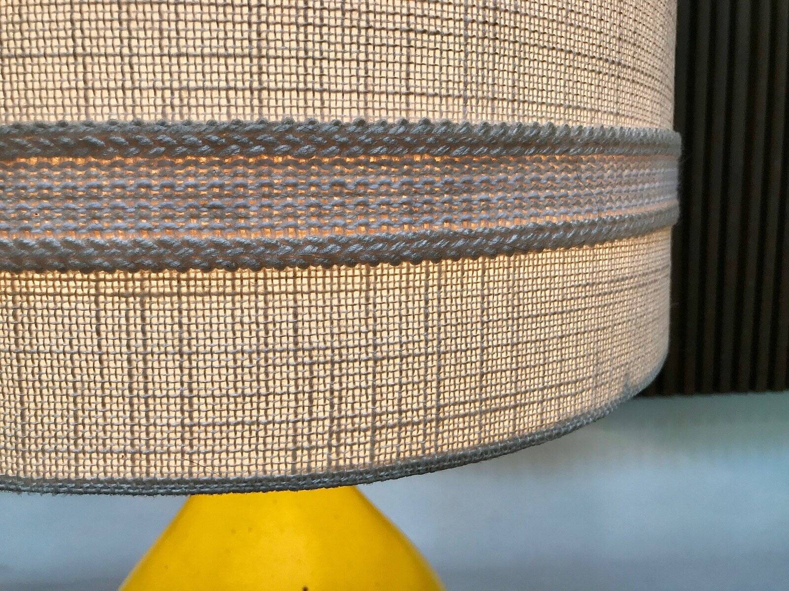 Large glazed ceramic art table lamp from Aro, West-Germany, 1960s