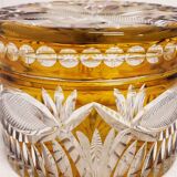 Bohemian glass box Czech Republic 1960s