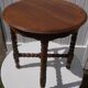 Side table with beaded legs