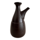 Small vintage Franco Pozzi textured stoneware vase carafe