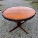 Baumann extendable teak table from the 1960s (2 extensions)