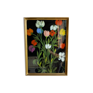 Tableau ancien , nature morte aux