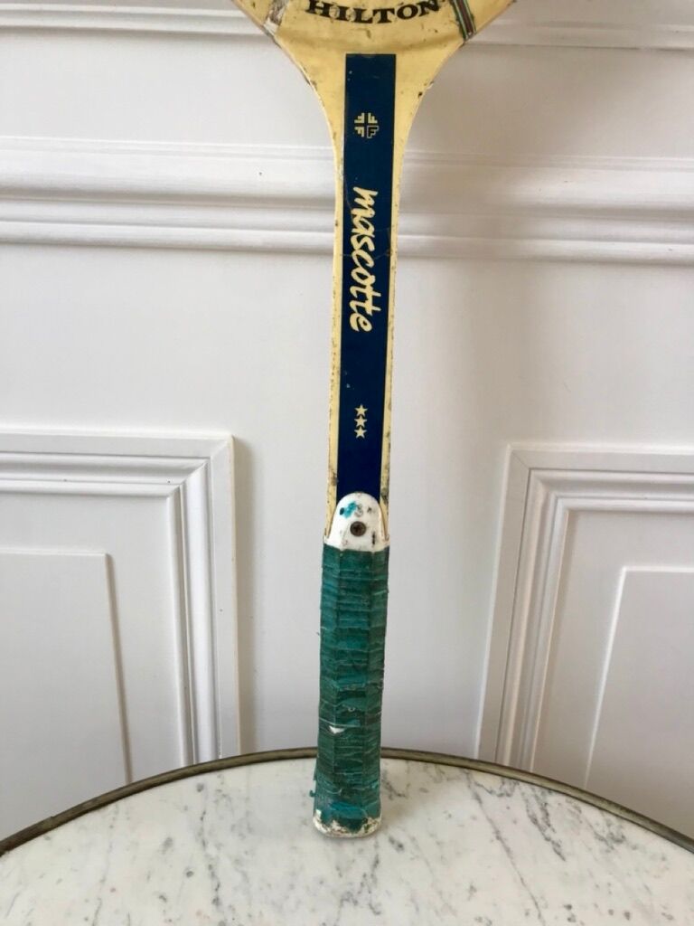 vintage racket with tensioner Mascot 70s