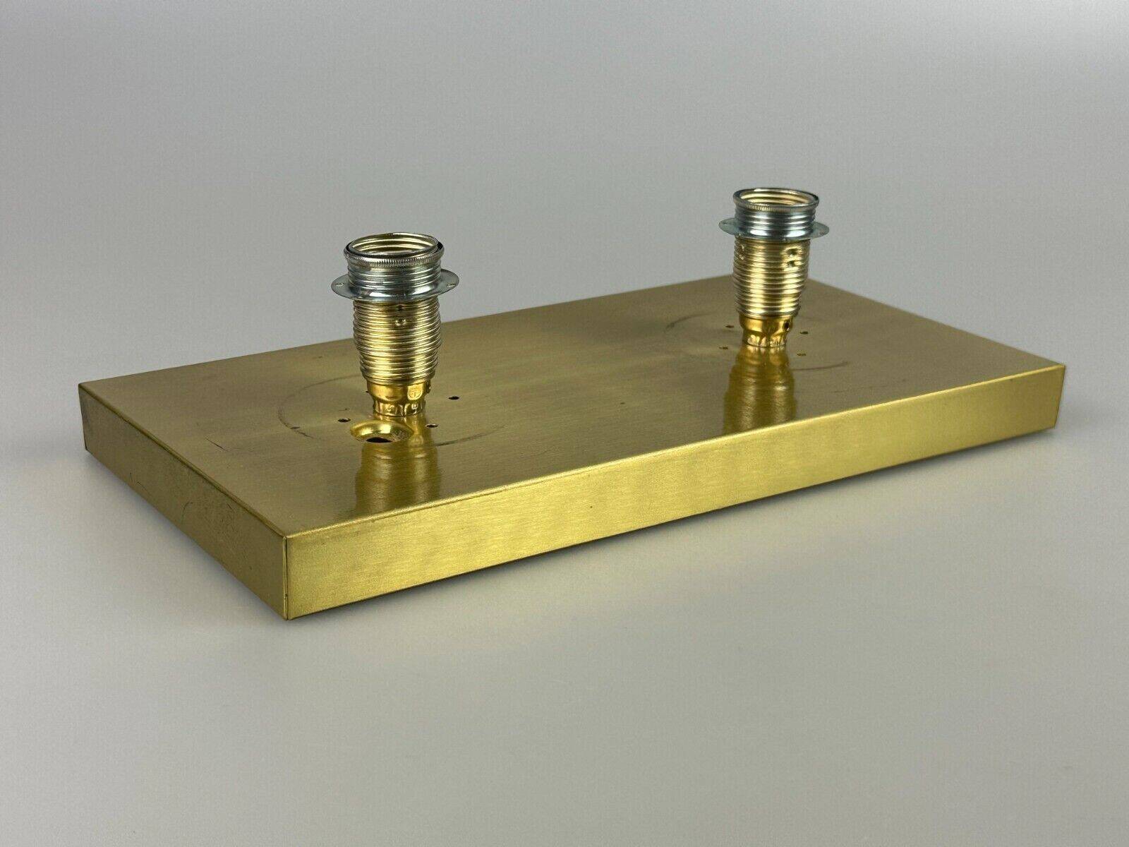 60s 70s peill & putzler cube wall lamp wall sconce ice glass space design