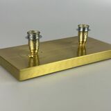 60s 70s peill & putzler cube wall lamp wall sconce ice glass space design