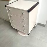 Small tulip-shaped chest of drawers 1970 Gauthier