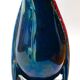 Vase Vallauris forme libre moderniste 1950-60 Bleu rouge