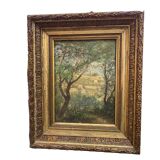 Oil painting signed Jules Gaspard RASTOUX