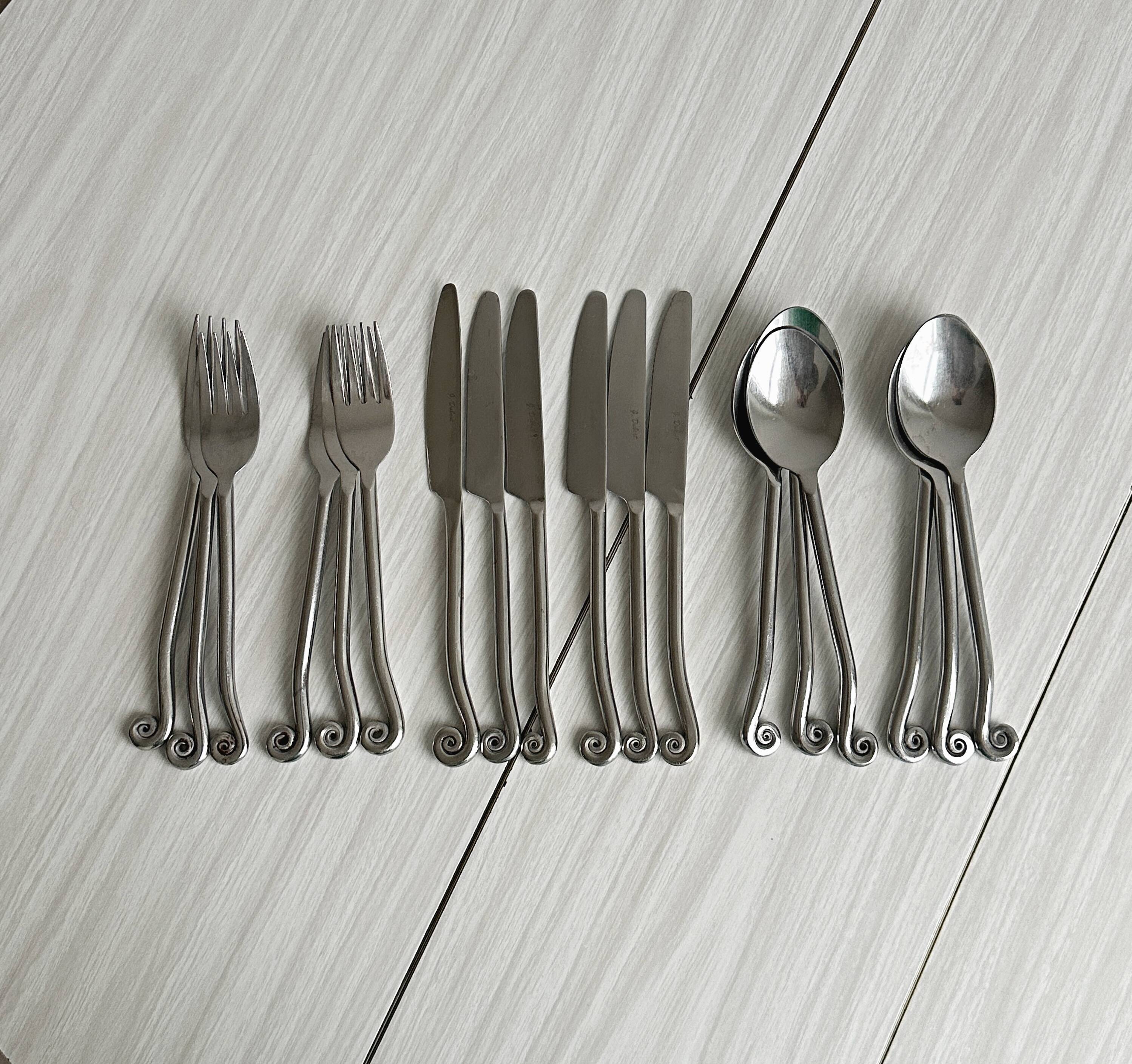 lot de couverts forme atypique