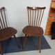 Pair of vintage Baumann chairs model minuet years 50/60