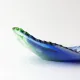 Vintage Leaf Design Glass Tray from Marinha Grande, 1960s