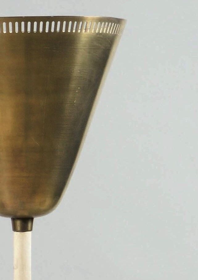Brass lamppost by Lyfa Denmark 1950s
