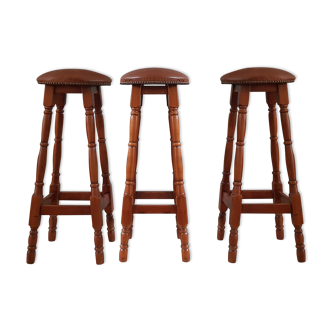 Lot de 3 tabourets de bar