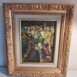 Oil on canvas "In the Crowd" by Victor Prokopenko - Wooden frame