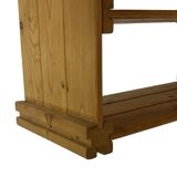 Vintage Wall shelf rack Pine wood 70s minimalist design