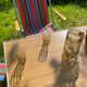 Table de camping pliante en formica