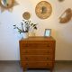 Beautiful vintage chest of drawers in honey oak