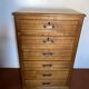 Commode -semainier vintage 6 drawers. Light oak wood furniture in very good condition