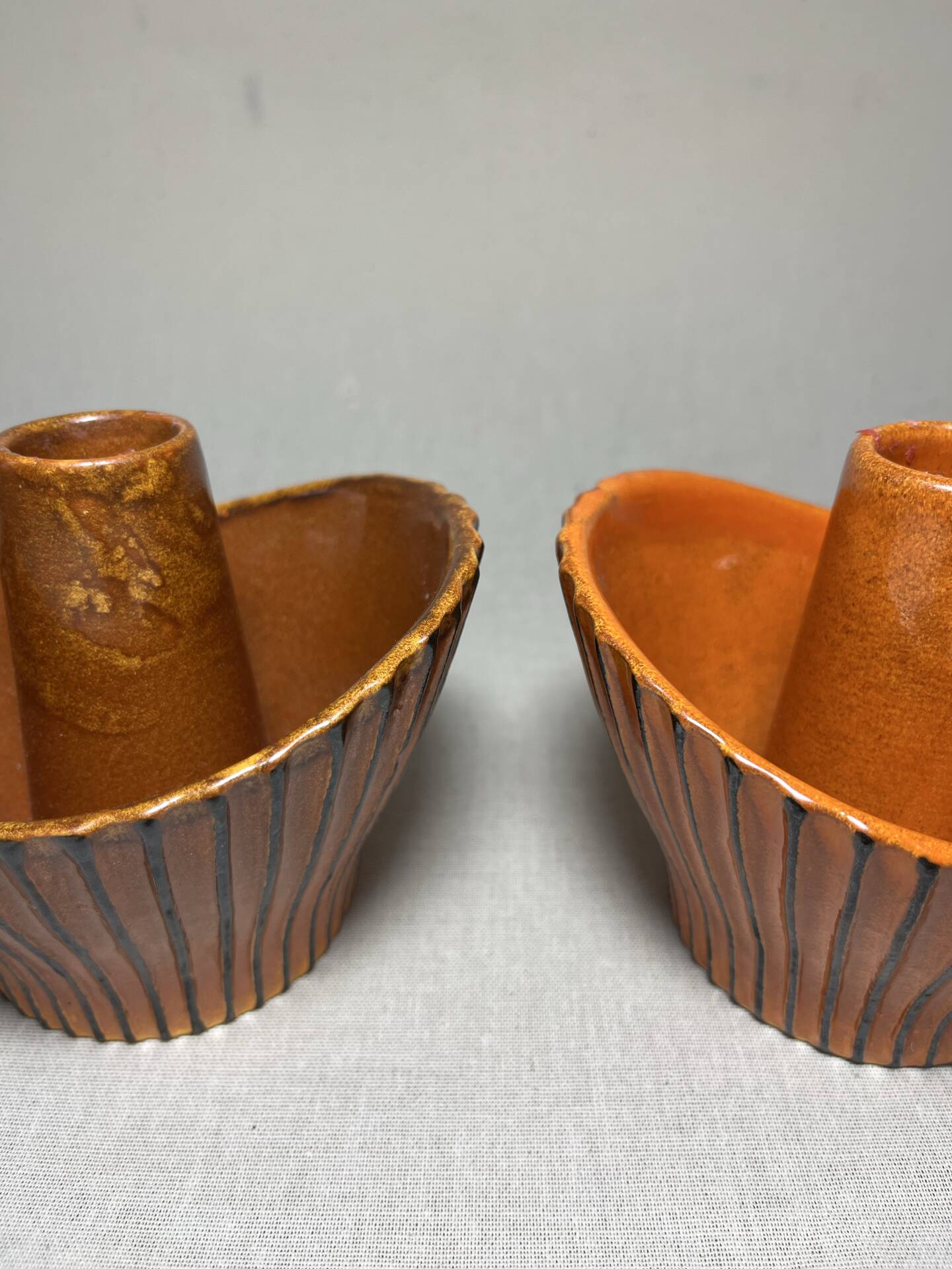 Bougeoirs en céramique