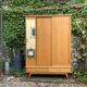 Vintage wardrobe with compass feet 1960
